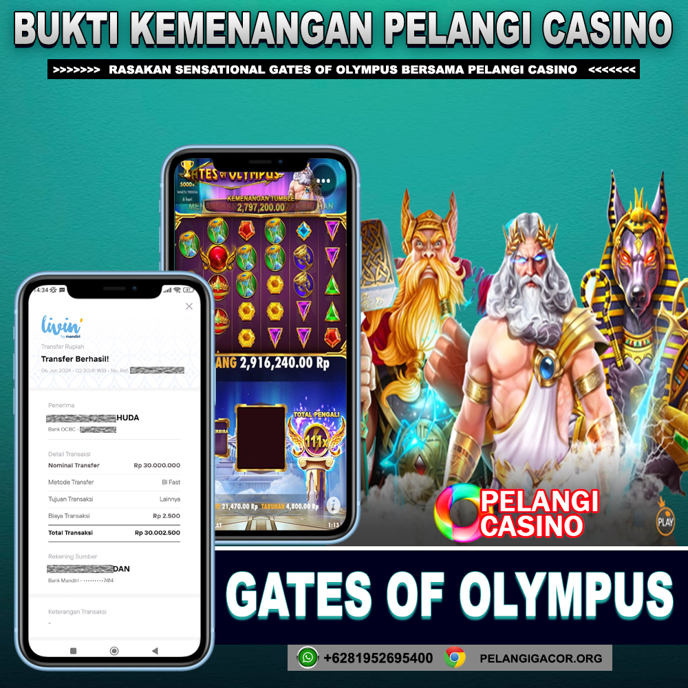 BUKTI KEMENANGAN MEMBER SETIA PELANGI CASINO TGL 06 JUNI 2024