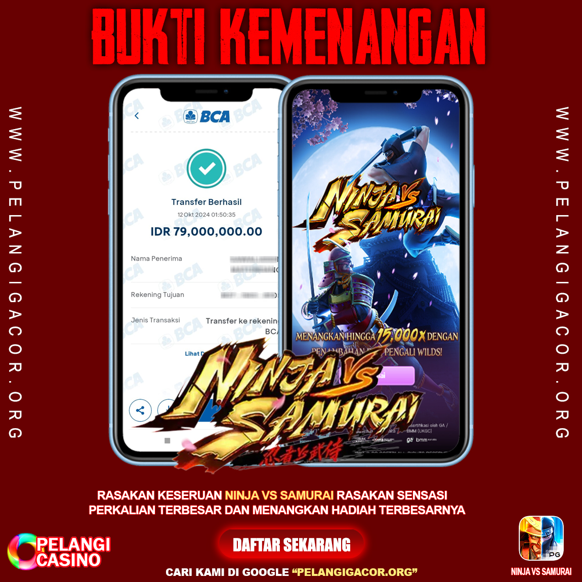 BUKTI KEMENANGAN MEMBER SETIA PELANGI CASINO TGL 12 OKTOBER 2024